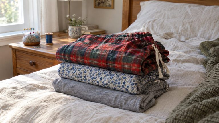 How to Sew Pajama Pants Using a Pair You Already Own