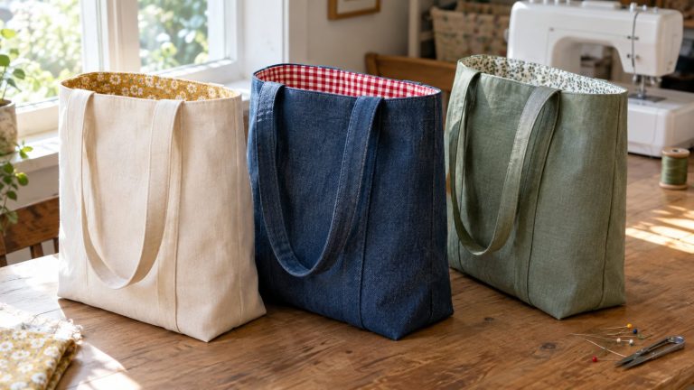 How to Sew a Lined Tote Bag With Boxed Corners